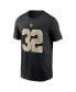 Фото #3 товара Men's Tyrann Mathieu Black New Orleans Saints Player Name and Number T-shirt