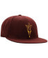 Фото #3 товара Men's Maroon Arizona State Sun Devils Team Color Fitted Hat