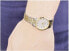 Фото #6 товара Bulova Classic Quartz Ladies Watch Stainless Steel Diamond Two-Tone Yellow Gold