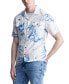 ფოტო #2 პროდუქტის Men's Salaman Printed Short Sleeve Button-Front Camp Shirt
