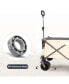 Фото #7 товара Large Dog Bike Trailer for Pets up to 85 lbs with Mesh Doors and Sunroof