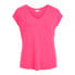 ფოტო #1 პროდუქტის VILA Modala short sleeve v neck T-shirt