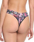 Printed Signature Lace Original Rise Thong Underwear