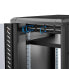 Фото #4 товара StarTech.com 1U 4-Post Adjustable Server Rack Mount Shelf - 330lbs(150 kg) - 19.5 to 38in Adjustable Mounting Depth Universal Tray for 19" AV - Data & Network Equipment Rack - 27.5in Deep - Adjustable shelf - Black - Steel - 150 kg - 1U - EIA RS310-D