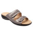 Фото #2 товара Trotters Ruthie Woven T2234-043 Womens Gray Leather Slides Sandals Shoes