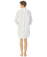 Roll-Cuff Sleepshirt Nightgown