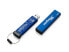 Фото #9 товара iStorage datAshur Pro - 128 GB - USB Type-A - 3.2 Gen 2 (3.1 Gen 2) - 169 MB/s - Sleeve - Blue