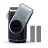 Braun MobileShave PocketGo M90 - Blue - Silver - Battery - 60 h - 180 g - Box - 38 mm