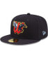 Men's Navy Wichita Wind Surge Authentic Collection 59FIFTY Fitted Hat Синий, 7 1/4 - фото #1