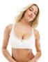 Фото #8 товара Lindex Mom 2 pack seamless with lace nursing bra in white and black