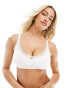 Lindex Mom 2 pack seamless with lace nursing bra in white and black