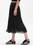 Pleated Midi Skirt