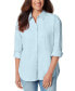 Фото #1 товара Petite Amanda Cotton Button-Front Shirt