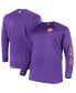 Фото #1 товара Men's Purple Clemson Tigers Big and Tall Terminal Tackle Long Sleeve Omni-Shade T-shirt