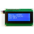 LCD display 4x20 characters blue + I2C LCM1602 converter