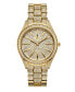 ფოტო #2 პროდუქტის Women's Cristal 34 (0.12 ct. t.w.) Diamond 18k Gold-plated Stainless-steel Watch 38mm