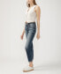 ფოტო #5 პროდუქტის Women's Boyfriend Mid Rise Slim Leg Jeans