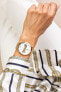 Фото #3 товара Наручные часы Emily Westwood Классические Часы Матово-Белого Цвета с Декором стрекозы EGG-4218GQ