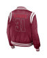 ფოტო #2 პროდუქტის Women's Crimson Alabama Crimson Tide Football Bomber Full-Zip Jacket