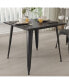 Baird 31.75" Square Metal Dining Table For Indoor And Outdoor Use