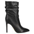 Nine West Jenn Stiletto Heels Slouch Pointed Toe Pull On Womens Black Dress Boo