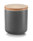 Фото #1 товара Хранение продуктов Zeller современная керамическая баночка для специй с бамбуковой крышкой 200 мл
