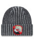 Фото #1 товара Men's Black Kansas City Chiefs 2023 Salute To Service Cuffed Knit Hat