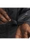 storm-fit Pro erkek kapüşonlu grafikli siyah bol kesim yağmur ceketi dv9289