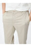 Фото #15 товара Kumaş Pantolon Slim Fit Düğmeli Cep Detaylı Viskon Karışımlı