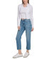 ფოტო #5 პროდუქტის Women's Ribbed Button-Down Cropped Cardigan Sweater