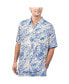 Фото #1 товара Men's Tan Detroit Lions Sand Washed Monstera Print Party Button-Up Shirt