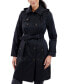 ფოტო #4 პროდუქტის Women's Double-Breasted Hooded Trench Coat, Created for Macy's