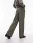 Фото #2 товара Topshop co-ord plain straight leg jogger in khaki