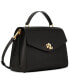 ფოტო #3 პროდუქტის Farrah Small Leather Top-Handle Satchel