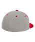 ფოტო #2 პროდუქტის Men's Gray Indiana Hoosiers On-Field Baseball Fitted Hat