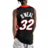Фото #2 товара Mitchell &Ness NBA Swingman Miami Heat Shaquille O`Neal T-shirt M SMJYAC18017-MHEBLCK05SON