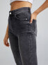 Bershka high waist skinny jean in grey