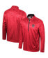 ფოტო #1 პროდუქტის Men's Red NC State Wolfpack The Machine Half-Zip Jacket