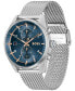 Часы Hugo Boss Skytraveller Silver-Tone Watch