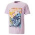 Фото #1 товара Puma Palomo X Graphic Crew Neck Short Sleeve T-Shirt Mens Pink Casual Tops 53880