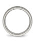 ფოტო #2 პროდუქტის Titanium Polished and Textured Wedding Band Ring