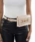 Фото #1 товара Women's Croc-Embossed Faux-Leather Belt Bag