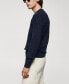 ფოტო #4 პროდუქტის Men's Braided Knitted Sweater