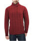 Фото #1 товара Men's Cable Knit Roll Neck Sweater