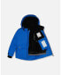 Big Boys Two Piece Snowsuit Royal Blue And Black