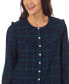 Women's Cotton Flannel Short Button Front Sleepshirt Nightgown