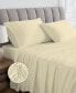 Фото #11 товара Aireolux 1000 Thread Count Egyptian Cotton Sateen 4 Pc Sheet Set King