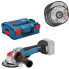 Фото #1 товара Bosch X-LOCK Akku-Winkelschleifer GWX 18V-10 PC Solo in L-BOXX & Trennscheibe X-LOCK 125x1 mm 10er-Pack