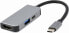 Фото #1 товара Stacja/replikator Gembird 3w1 USB-C (A-CM-COMBO3-02)