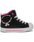 Little Girls Twinkle Toes: Twinkle Sparks - Charm Bestie High Top Light-Up Casual Sneakers from Finish Line Черный, 12 - фото #7